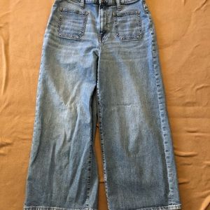Madewell Wide-Leg  Crop Jeans